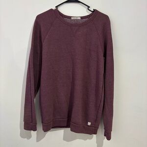 Marine Layer Men's Burgundy Sweat Shirt Size Medium